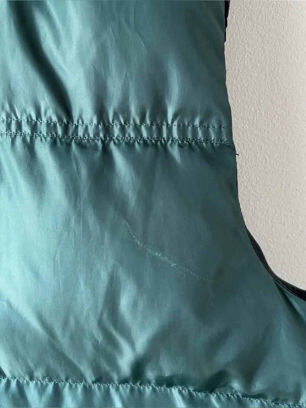 Vintage J. Crew JCPL201 Down Puffer Vest Forest Green Medium